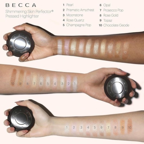 BECCA Prismatic Amethyst Shimmering Skin Perfector Pressed - Picture 3 of 3